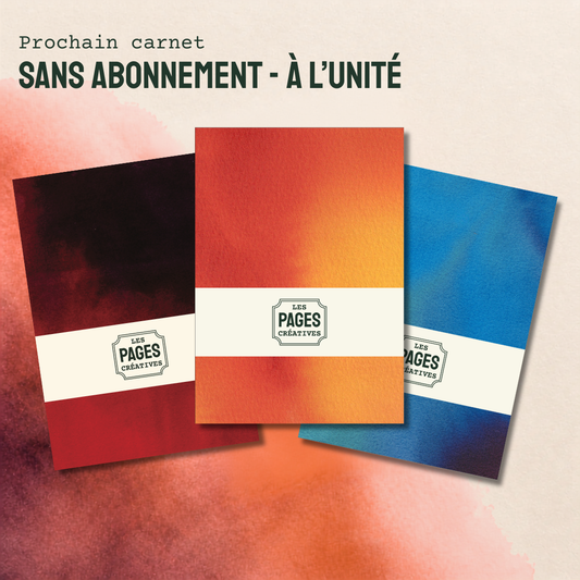 Les Pages Créatives - Carnet du mois